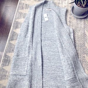 Loft open front sweater vest - XS/S